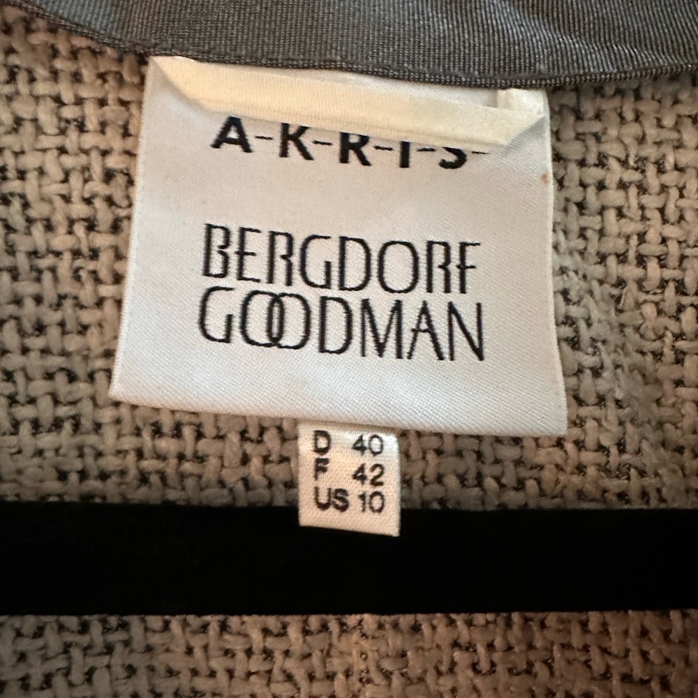 Akris Italian Silk Blend Tweed Suit Set Skirt And Blazer US Size 10 / FR size 42 - Picture 4 of 10